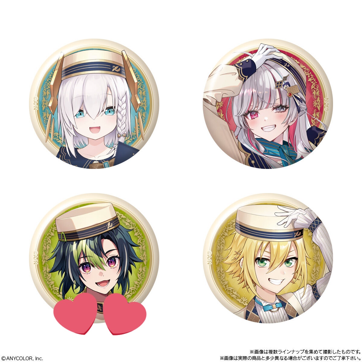 sir0min463's tweet photo. 【交換】にじさんじ 缶バッジ ビスケット

【譲】画像1
【求】画像2の💕

郵送交換のみ。ピンポイントなので難しいと思いますが、条件の合う方がいらっしゃいましたら、検索からでもお気軽にお声がけください。 https://t.co/tkhQgmOJf1