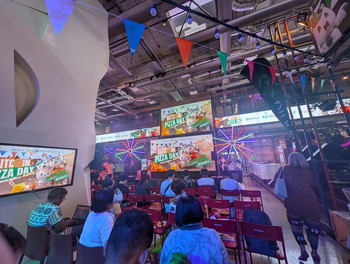 GoetzMr's tweet photo. What a cool event 

#bitkub #bitcoinpizzaday2026 #zircuitfinance https://t.co/E01UwsX5FN