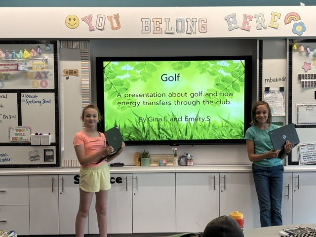 PrairieGrove46's tweet photo. Fourth grade presenting on energy and collision! https://t.co/OMfN9A0sMJ