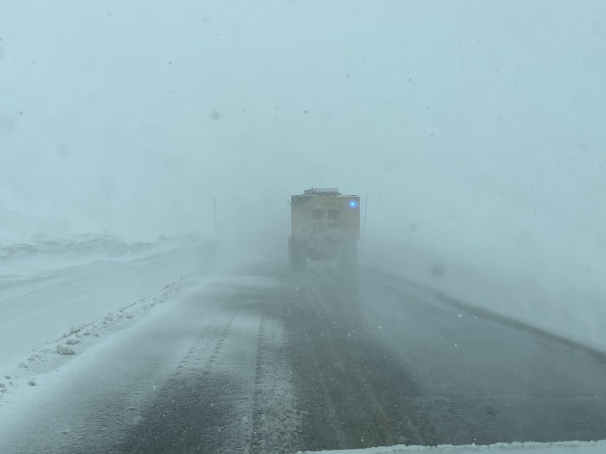 RockyNPS's tweet photo. Recent spring snowstorms this week brought more snow to high elevation areas of Rocky Mountain National Park and additional snow is in the forecast.

Based on current conditions, it is unknown when Trail Ridge Road will open to vehicles for through travel.

Trail Ridge Road is currently closed at Many Parks Curve on the east side of the park and at Colorado River Trailhead on the west side of the park. 

Keep an eye on the #RMNP webpage and official social media accounts for updates. Due to an unexpected system outage, Trail Ridge Road recorded status line is currently offline.