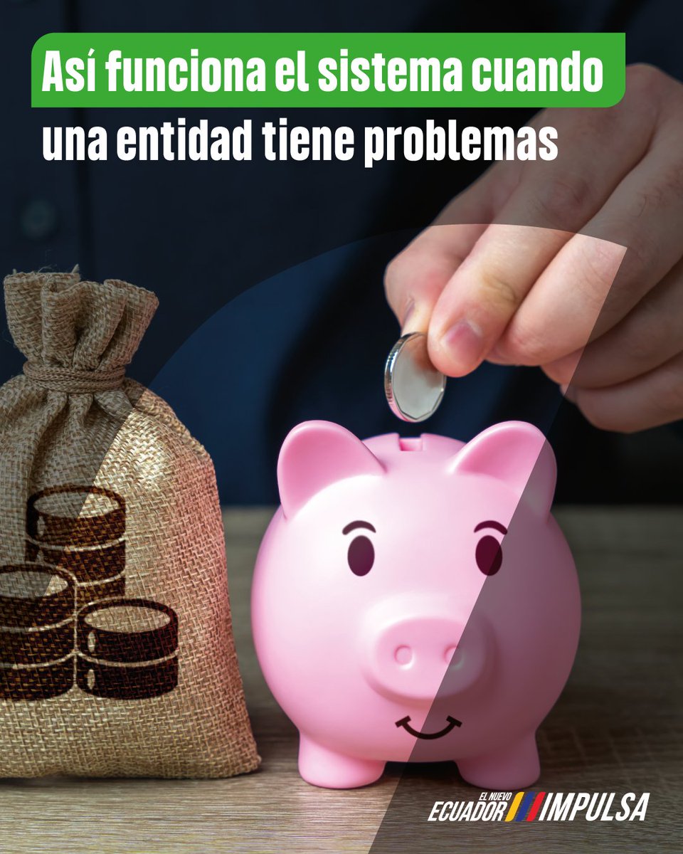 COSEDE_Ec's tweet photo. 🏦💰 Si una entidad financiera entra en liquidación, existen mecanismos para proteger tus ahorros.

✅ Tus depósitos pueden trasladarse a otra entidad sana
🛡️ O COSEDE activa el Seguro de Depósitos para realizar los pagos.
🤝 El objetivo es el mismo: que recuperes tu dinero. https://t.co/W44dGLWU86