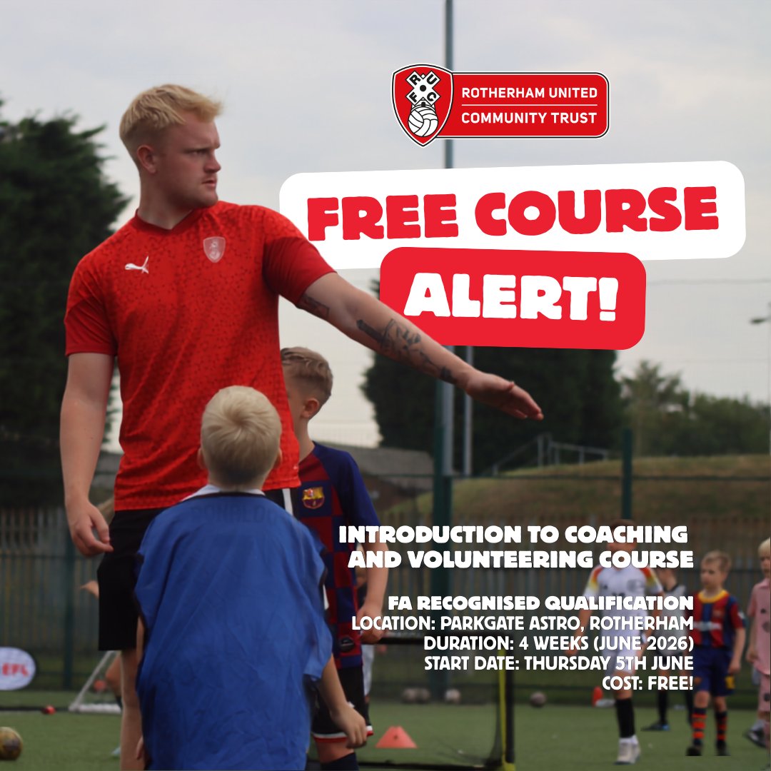 Rotherham United Community Trust tweet media