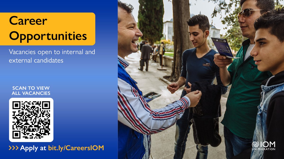 UNmigration's tweet photo. Join IOM and be part of a movement that connects people, communities, and futures.

Start here: https://t.co/kHuP7U7bIM https://t.co/A0U6FGut3Z