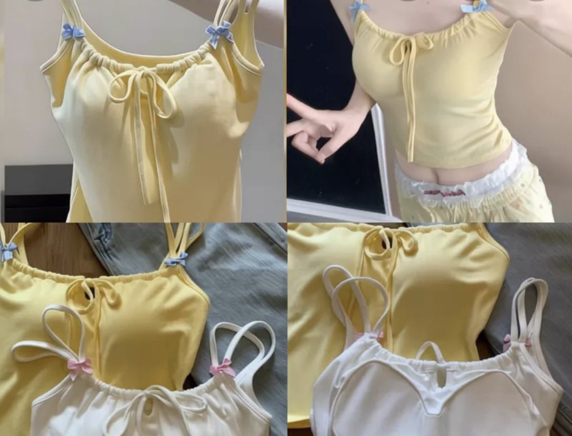 itmeism's tweet photo. สายเดี่ยวสีเหลือง อก32-38  50฿

ค่าส่ง 35฿

#ส่งต่อเสื้อผ้า #ส่งต่อเสื้อมือสอง #ส่งต่อเสื้อผ้ามือสอง #เสื้อผ้ามือสอง #โล๊ะตู้เสื้อผ้า #ส่งต่อ https://t.co/KJ3d6d42PL