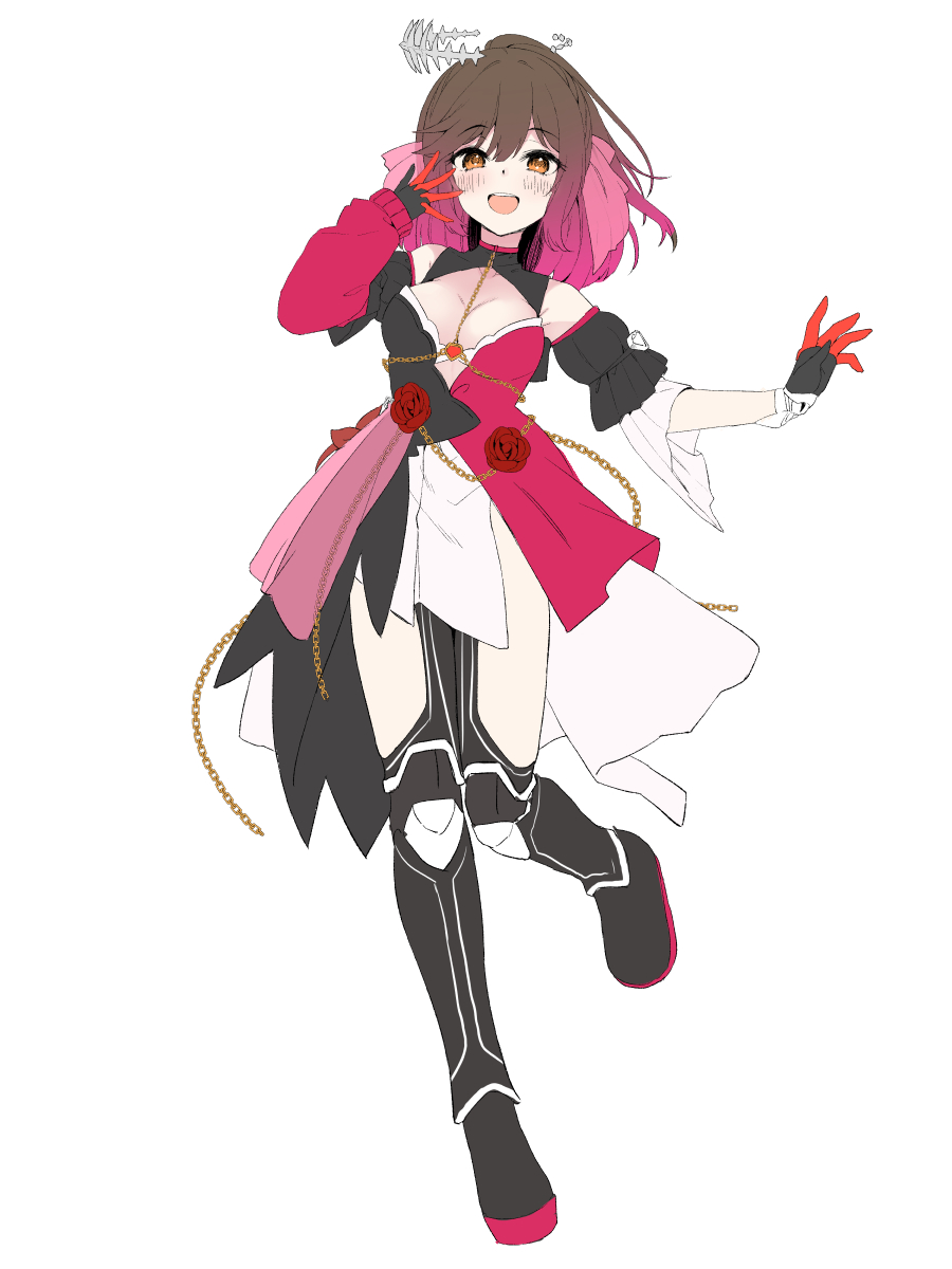 もうちょい装飾とか柄とか描きたかった…
 #ロボ子さん新衣装予想図 