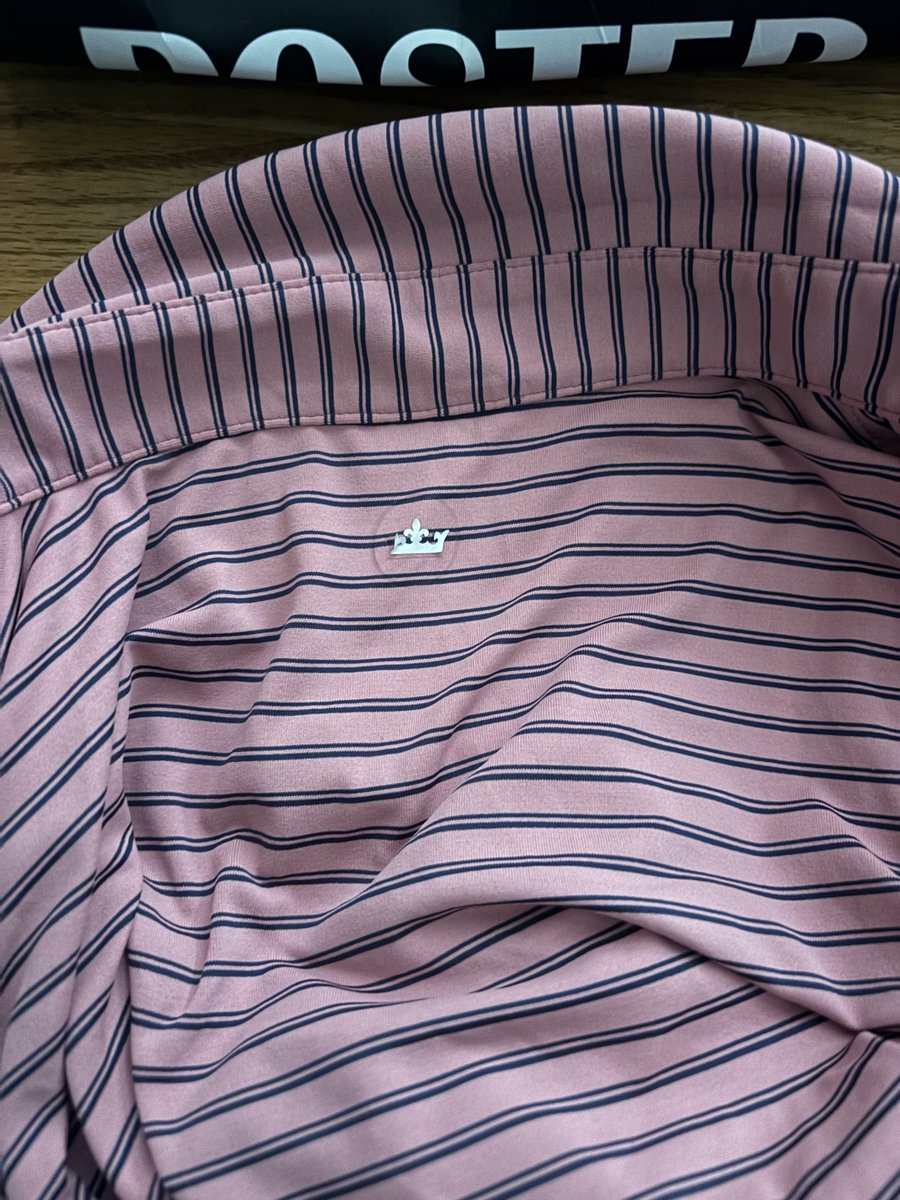 GarretSteez's tweet photo. Even washed on delicate and hung dried. Not happy @petermillar https://t.co/edviysZb1T