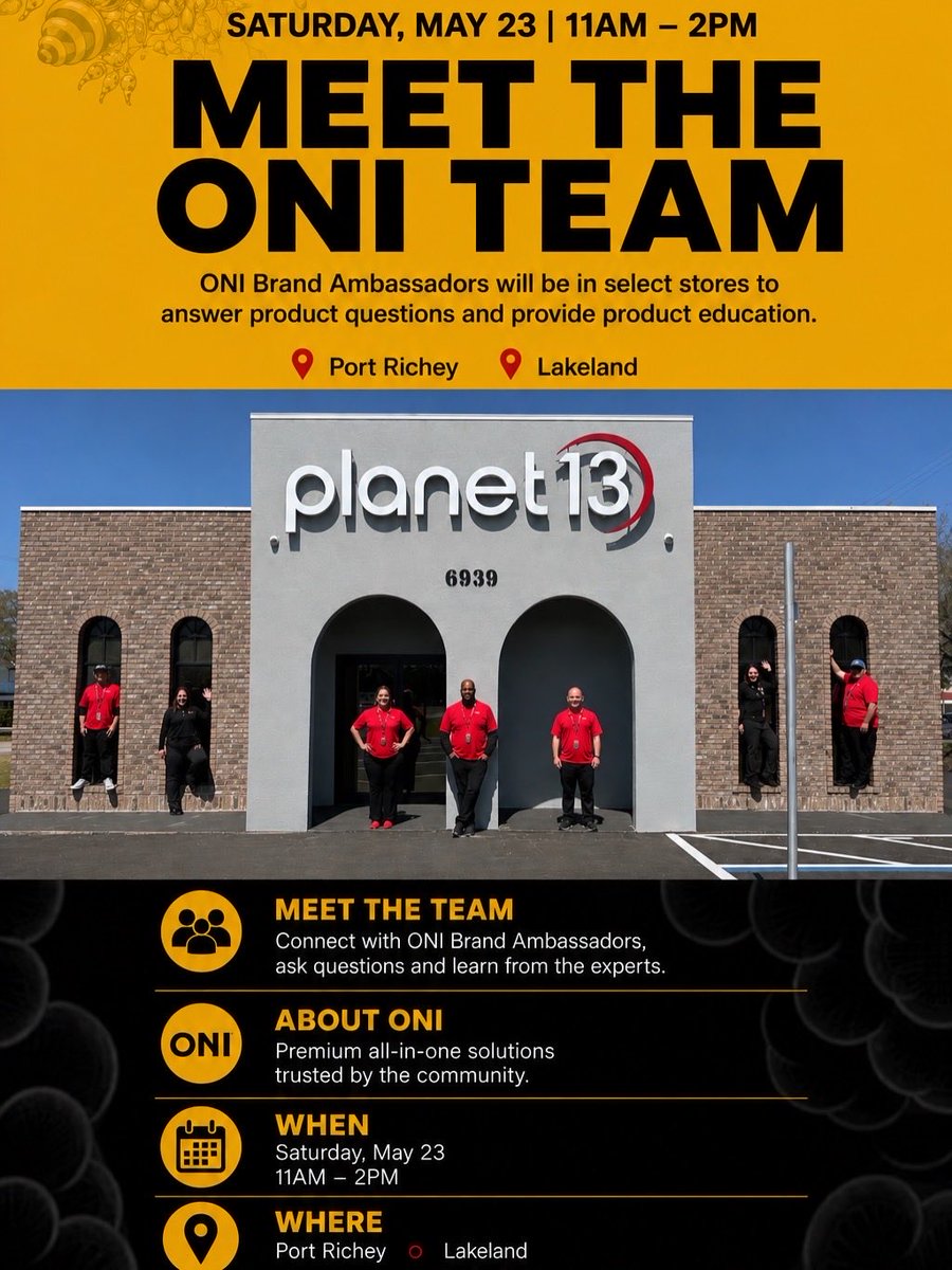 planet13florida's tweet photo. Meet Private Stock by ONI’s Brand Ambassadors to ask questions and learn more 1:1 tomorrow at our 📍Lakeland and 📍Port Richey locations from 11am-2pm!
For Florida OMMU registered card holders only.
#florida #popups #brands https://t.co/dx1n4WFzVR