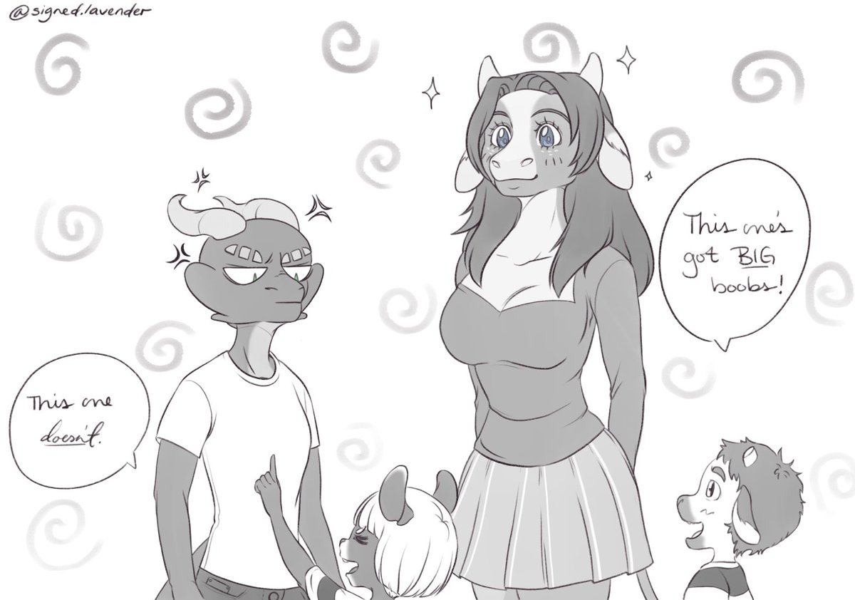 signedLavender's tweet photo. May Commission for @LCut9 featuring their OCs Tori and Amy. Tori continues to lose in life due to her lack of titties.
.
.
.
#manga #mangapage #scalie #furry #furryart #digitalart https://t.co/Vz9jgkJz3N