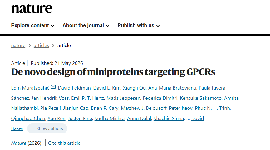 LeoWanPhD's tweet photo. This is so cool. I just had a call yesterday with someone talking about how difficult it is to design for GPCRs https://t.co/vDghjjWyFU