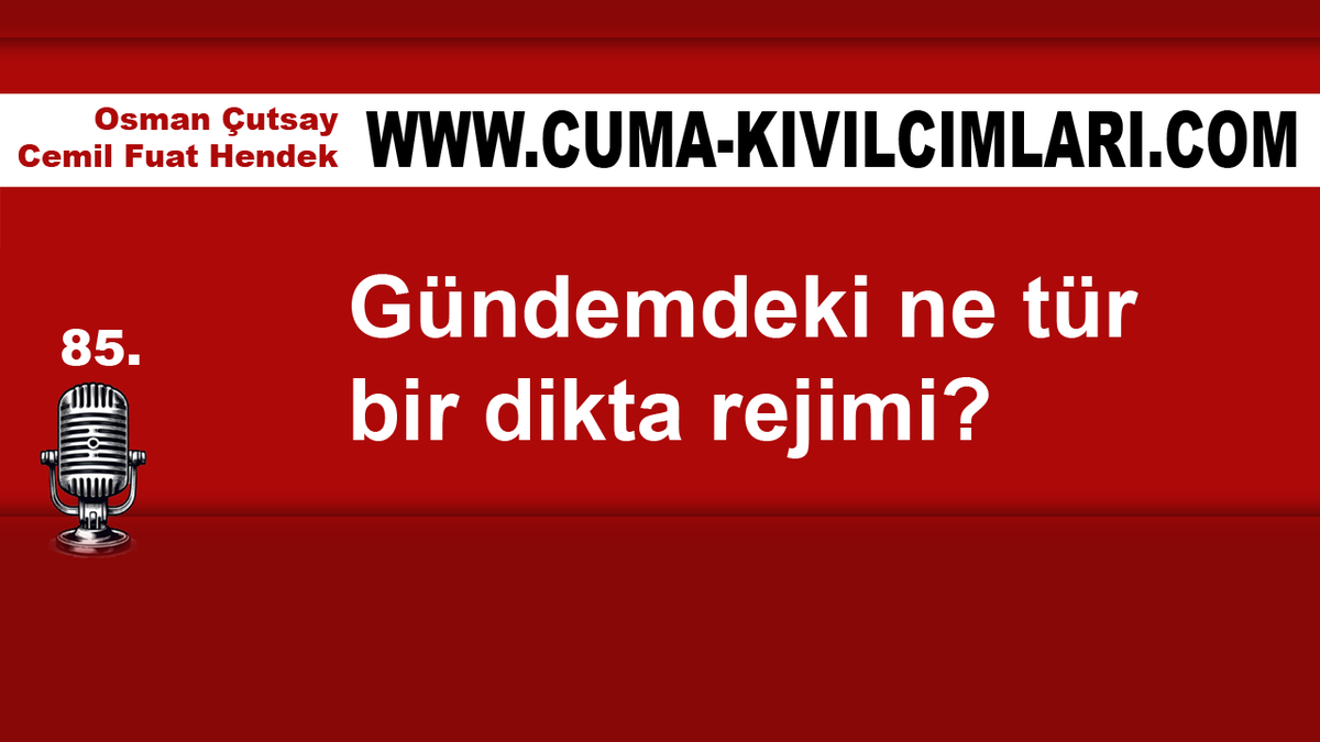 CKivilcimlari's tweet photo. 85. Gündemdeki ne tür bir dikta rejimi? Faşizm mi, neofaşizm mi geliyor?

https://t.co/BLQ5y9ufMd https://t.co/MgoBvFayMr