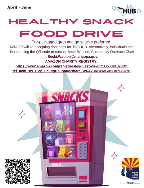 AZNIGP's tweet photo. Check Out &amp; Donate to the Health Snack Food Drive running April- June!
Also, enroll in Fry's Rewards to earn donations for The HUB (Smart Schools Inc.) on your grocery purchases. https://t.co/3gqQoktoj0