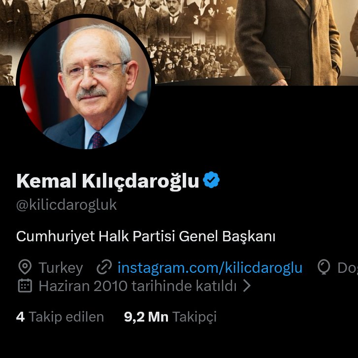 pusholder's tweet photo. Kemal Kılıçdaroğlu, biyografisine 'CHP Genel Başkanı' yazdı. https://t.co/AUhsS9PJBg