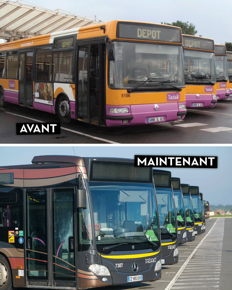 tadao_officiel's tweet photo. [𝗦𝗢𝗨𝗩𝗘𝗡𝗜𝗥𝗦]📷

On a remis la main sur quelques images d’époque… 👀
Depuis, notre réseau a bien changé 🚍 Vous reconnaissez nos premiers véhicules ?

 #Souvenirs #Tadao #Nostalgie https://t.co/0H3urB8mx8