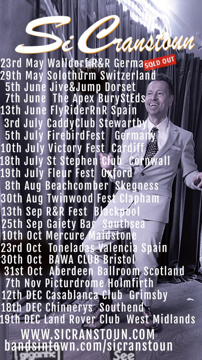 SiCranstoun's tweet photo. All my upcoming 2026 shows .. designed with ‘you’ in mind ✊😎 https://t.co/8BpSIa4pzX