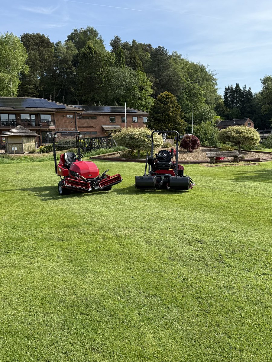 DarleyAndy29's tweet photo. Thanks to @WestwoodGCLeek for the purchase of another @baronessuk LM311 greens machine and LM331 tees and surrounds machine, third purchase greens mower and second of tees machine.
Install by @jason7lord of @GGM_Ltd and what a day to install them https://t.co/AHwAr4g8EF