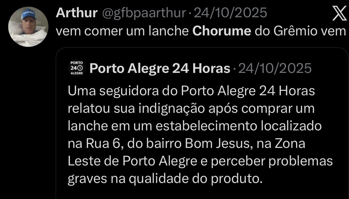 Chorume do Grêmio tweet media