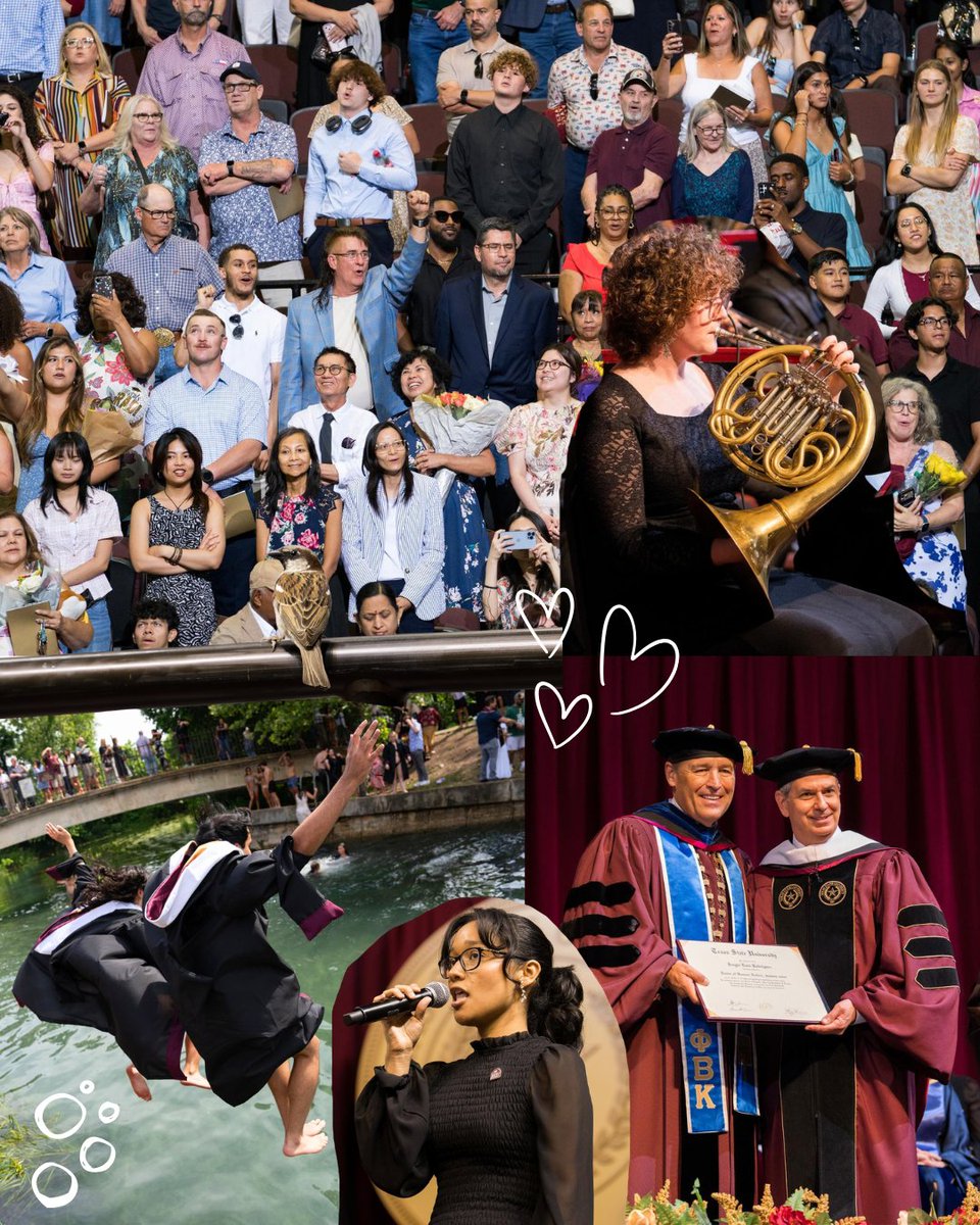 TXSTGradCollege's tweet photo. Congratulations to the Spring Class of 2026! No matter where you go next — across Texas and beyond — you’ll always be part of the Bobcat community. Keep looking up, keep reaching higher, and keep shining bright. Once a Bobcat, always a Bobcat. https://t.co/rPDSCJJd2C