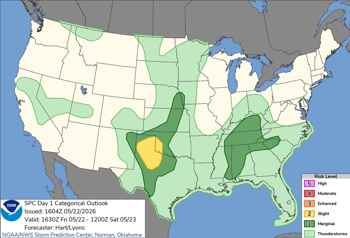 NWS Storm Prediction Center tweet media