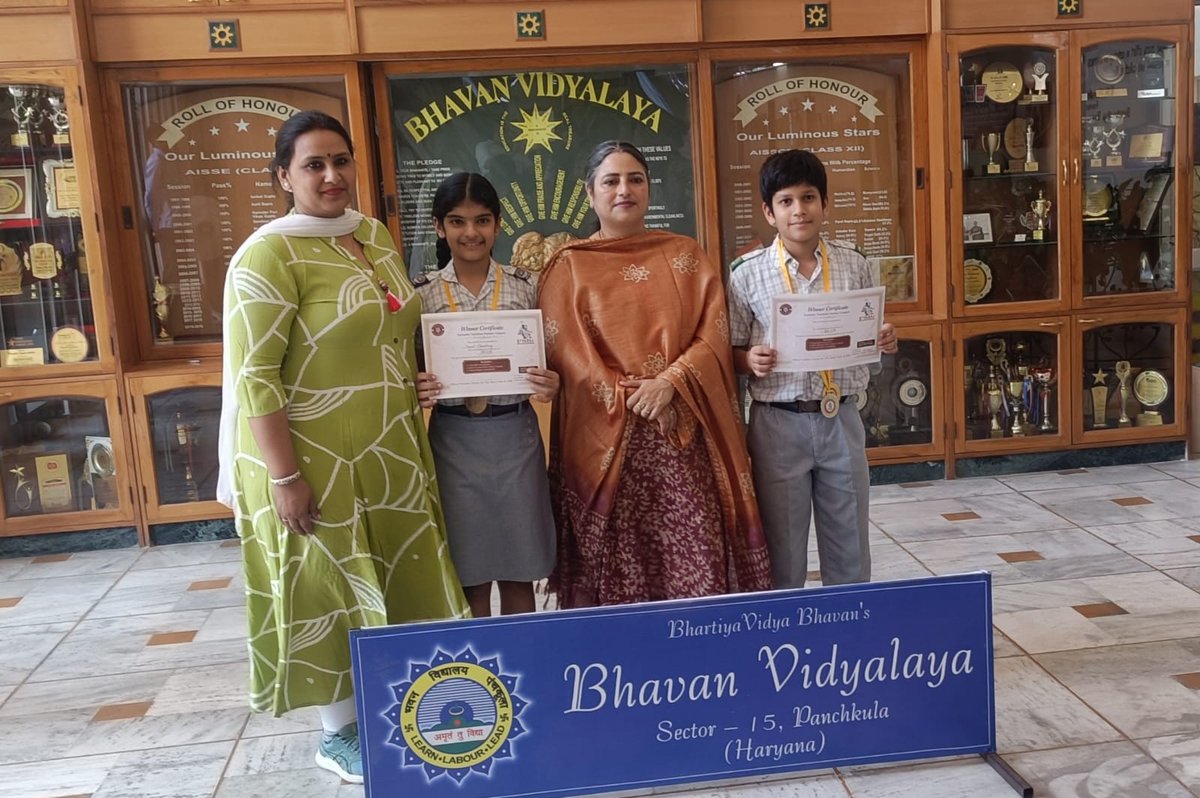 Bhavan Vidyalaya Panchkula tweet media