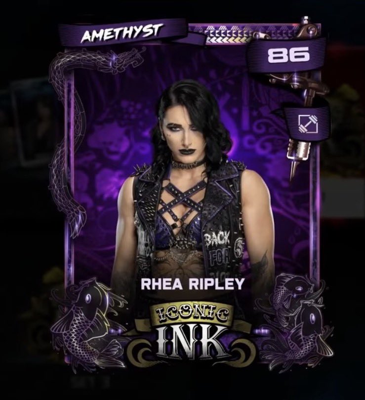 TPWSpodcast's tweet photo. #WWE2K26

Iconic Ink (MyFaction Pack) LIVE!
2 Personas Available!

CM Punk (Mutiny)
Jey Uso (WM41)

Rhea Ripley Is Collection Reward!
Amethyst Level!

Same Pricing For Packs!
9.9K MFP - Basic
12.7K MFP- Deluxe https://t.co/FqKBXIKSSG