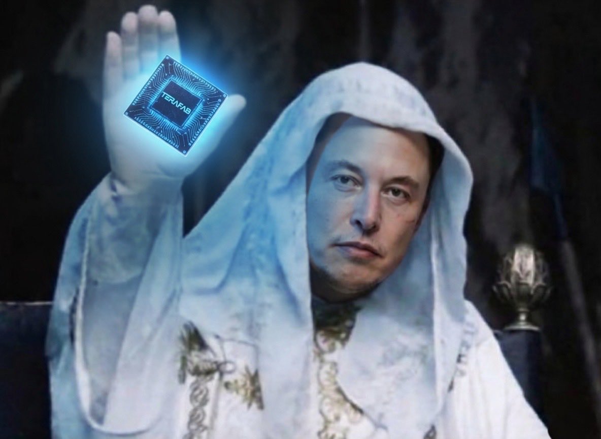 TerafabFan's tweet photo. @alexETHgreatest $TERAFAB is god tier alpha. https://t.co/hcE29czDNP