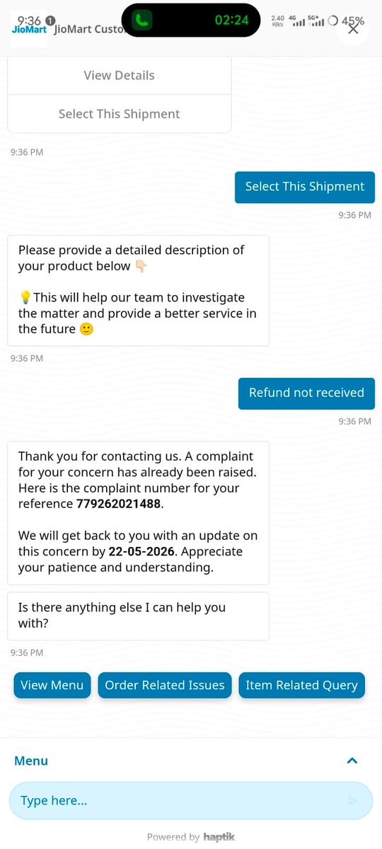 Anshu1234_'s tweet photo. What should i do now ?? Where is my refund ?? Again one more date gone @JioMart @JioMart_Support  this is not a right thing from your side who is responsible for my mental Harassment ?? Please give my answer https://t.co/AdQMI6xgvy