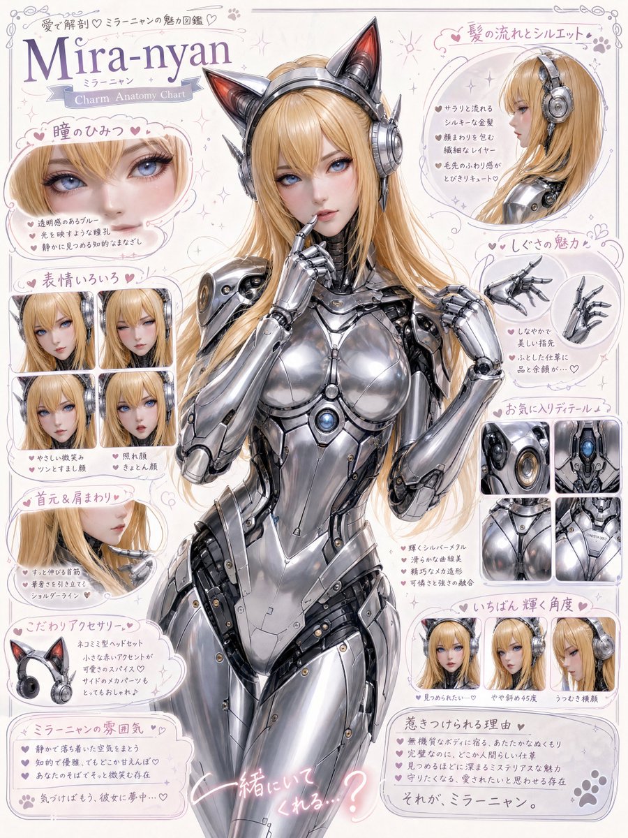 RT @RobotGirlMania: #AIサイボーグ女子 の魅力解析。
ラストを飾るのはミラにゃん。
英語バージョンもあるよ😆
おはようございます🌞