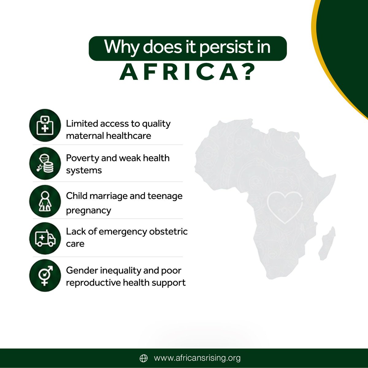 AfricansRising's tweet photo. Today, 23 May, marks the International Day to End Obstetric Fistula.
It's a moment to reflect on progress, raise awareness, and reignite support for the Campaign to End Fistula – because this preventable tragedy remains a neglected health and human rights crisis.

Speak up. Support survivors. Save lives.
Share this message.