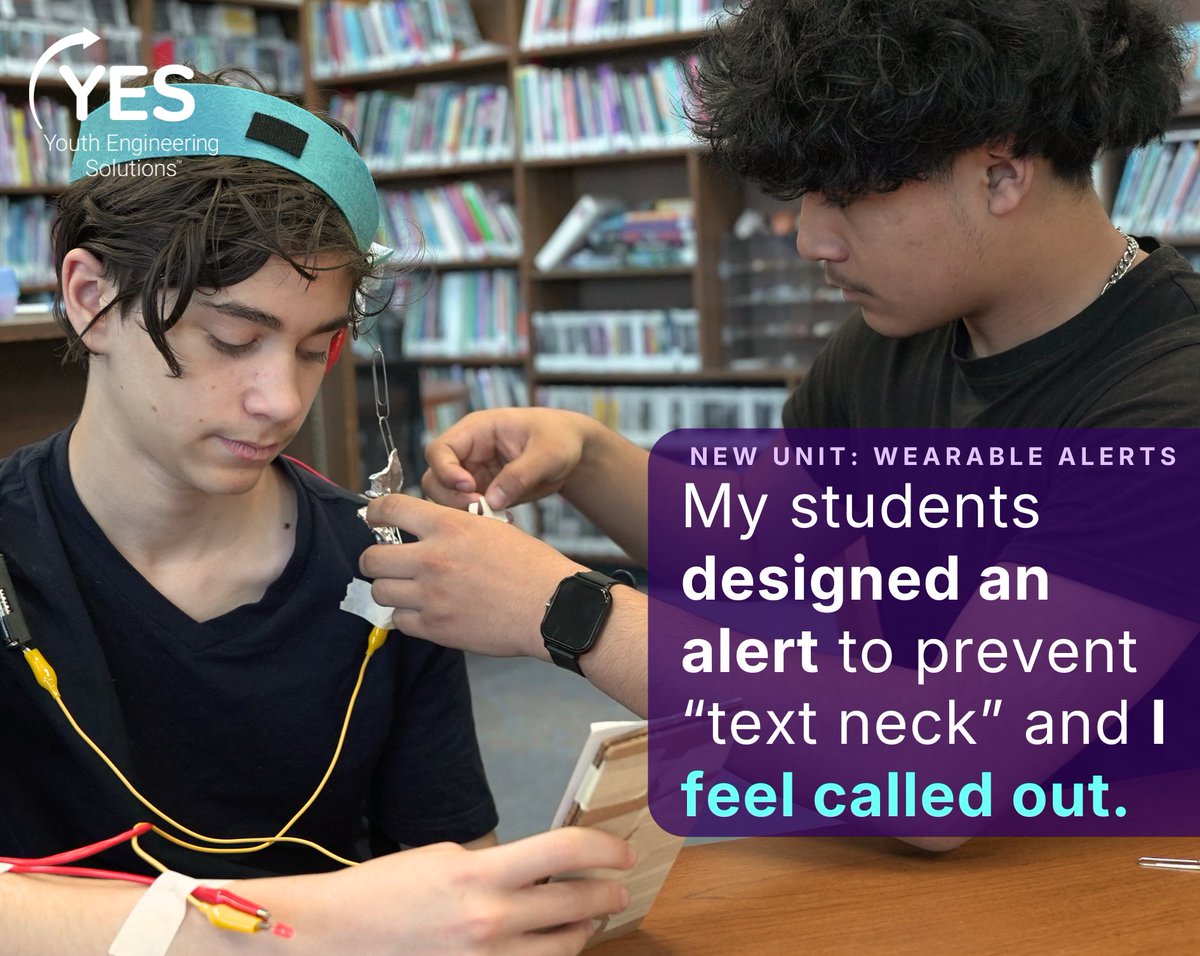 yesatmos's tweet photo. New unit for middle school! Students design a wearable alert device as they investigate circuits, switches, and systems.

Download now. 💡
https://t.co/cAHh8ZCavY

With thanks to MathWorks for support and for use of MATLAB for computer science add-ons.
#K12STEM #MATLAB #MathWorks https://t.co/o0m4hGx16e