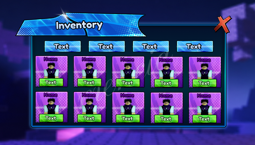 Menxcia's tweet photo. 🖌️Inventory UI I made for an upcoming game

✨Commissions are open

DM me on Discord: menxcia

#RobloxUI #ROBLOX #RobloxDev https://t.co/q2EYmzk2zR