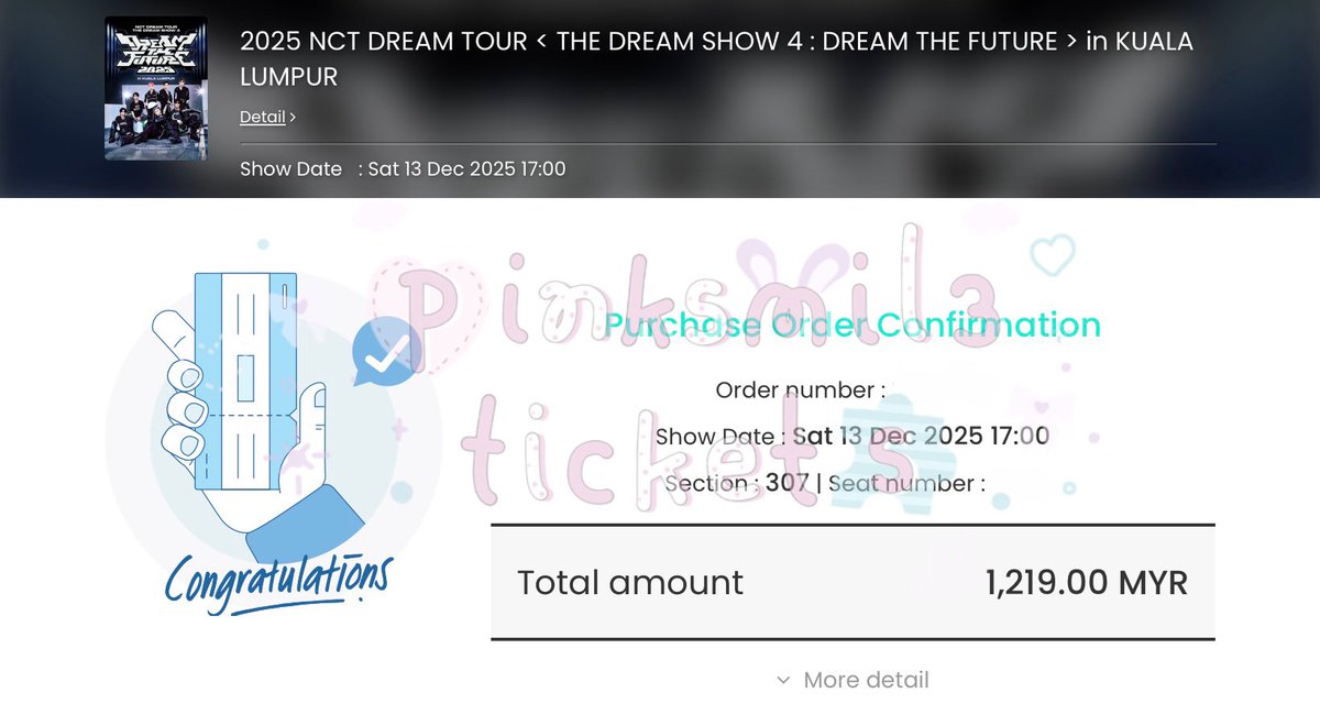 Pinksmil3ticket รับกดบัตร☘️ tweet media