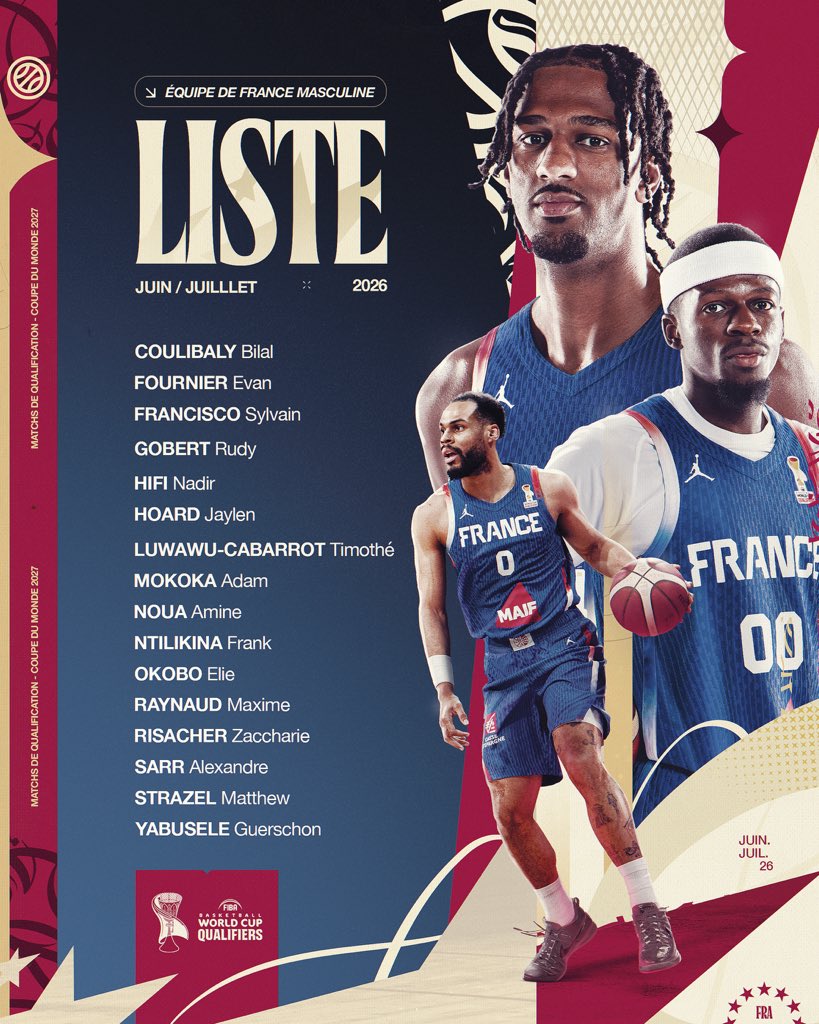 Équipes de France de Basket tweet media
