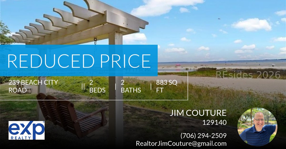 JimCouture's tweet photo. 📍 Reduced Price 📍 This recently reduced home at {667 Water street} in {Allendale, SC} won't last long, so, don't wait to set up a showing! Reach out here or at {706-294-2509} for more information!

Jim Couture
eXp Realty, LLC
c... https://t.co/UHqgLqHwHp https://t.co/5eZO5jjsFg