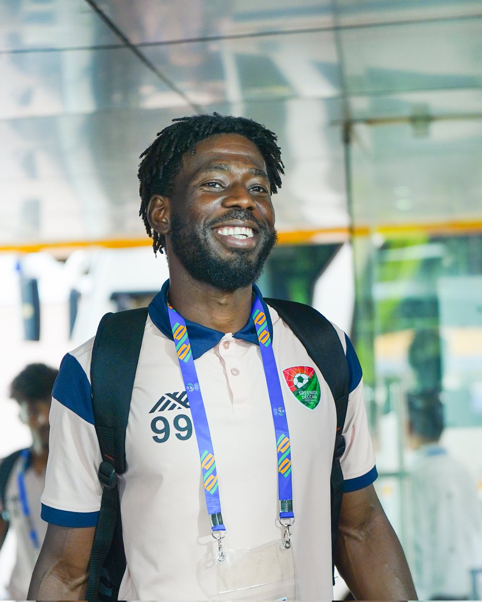 sreenidideccan's tweet photo. Checking-in at the PJN Stadium, Fatorda for the final clash of the season 🧡 💚 

#WeAreSDFC #SDECDEM #StarCementIFL https://t.co/VOEo071xRh