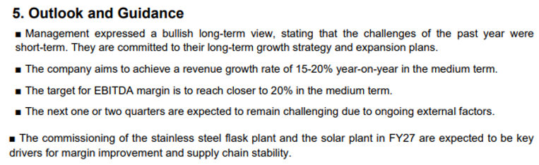 myAlerts_in's tweet photo. #BOROLTD #BOROLTDQ4 Borosil Ltd Q4FY26 Earnings Concall Summary (Extract) | Subscribe on our website for Instant delivery (Detailed) via WhatsApp & Email https://t.co/VuF573mjzu