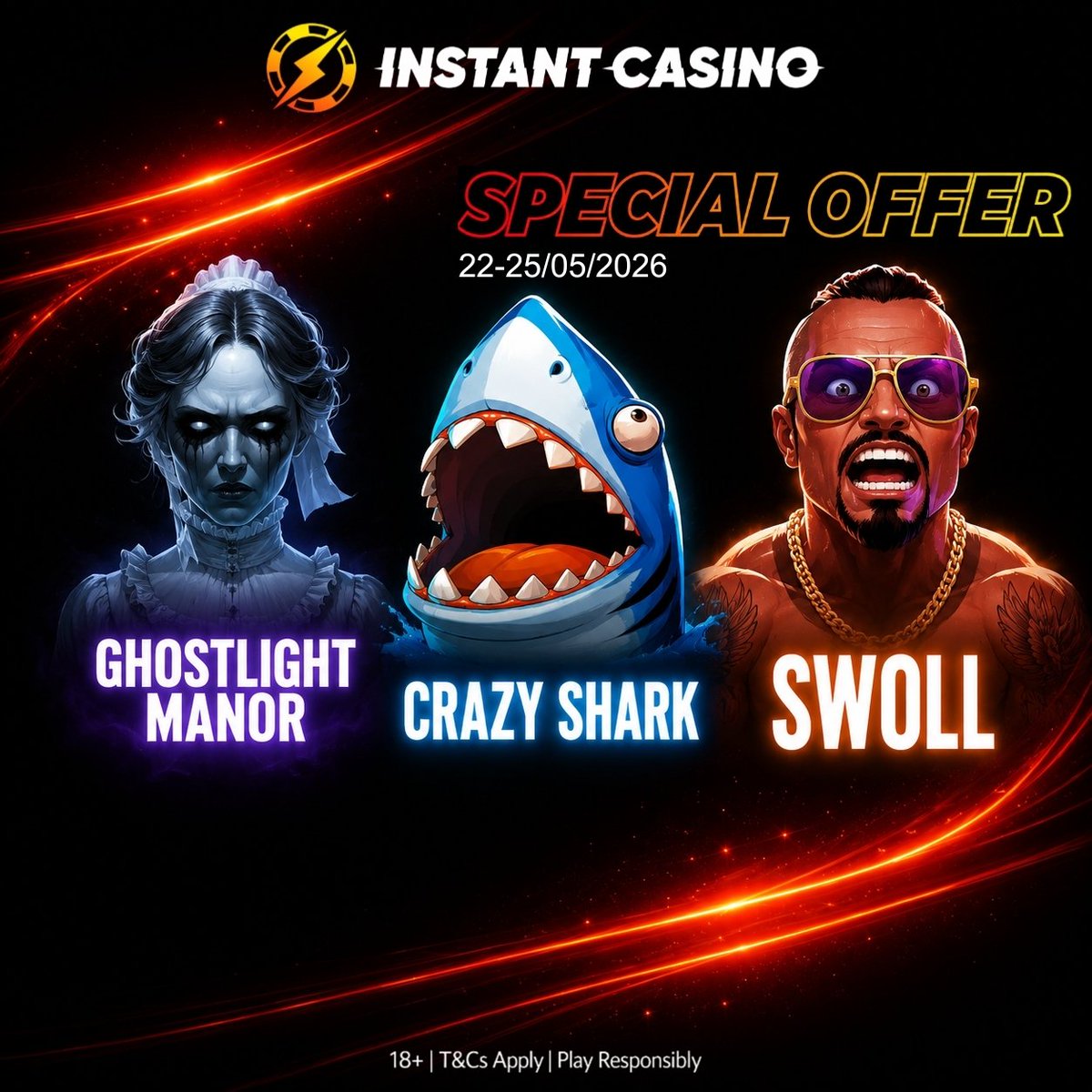 InstantPlay_'s tweet photo. For more information, please use the link in the bio or on our Telegram channel 👀

#InstantCasino #play #missions #offer #promotions https://t.co/uDPN2odlZf