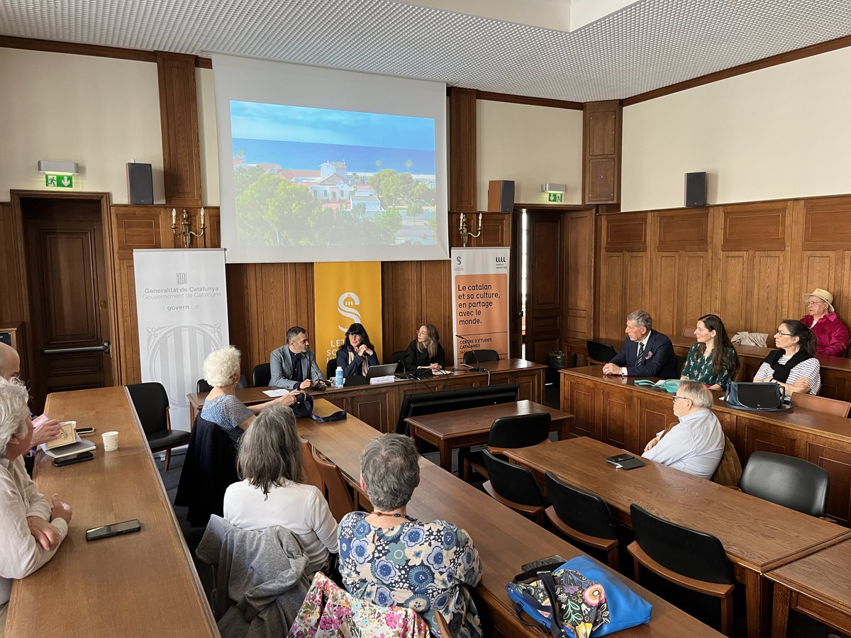 Catalogne_FR's tweet photo. 🎻 Hier, nous avons célébré le 150e anniversaire de la naissance de Pau Casals, le plus grand violoncelliste de tous les temps

C’était à la @Sorbonne_Univ_ avec une conférence de Laurence Cuny et un concert de violoncelle et piano par Gabriel Guignier et Kanae Endo https://t.co/XQpkSmvYdh