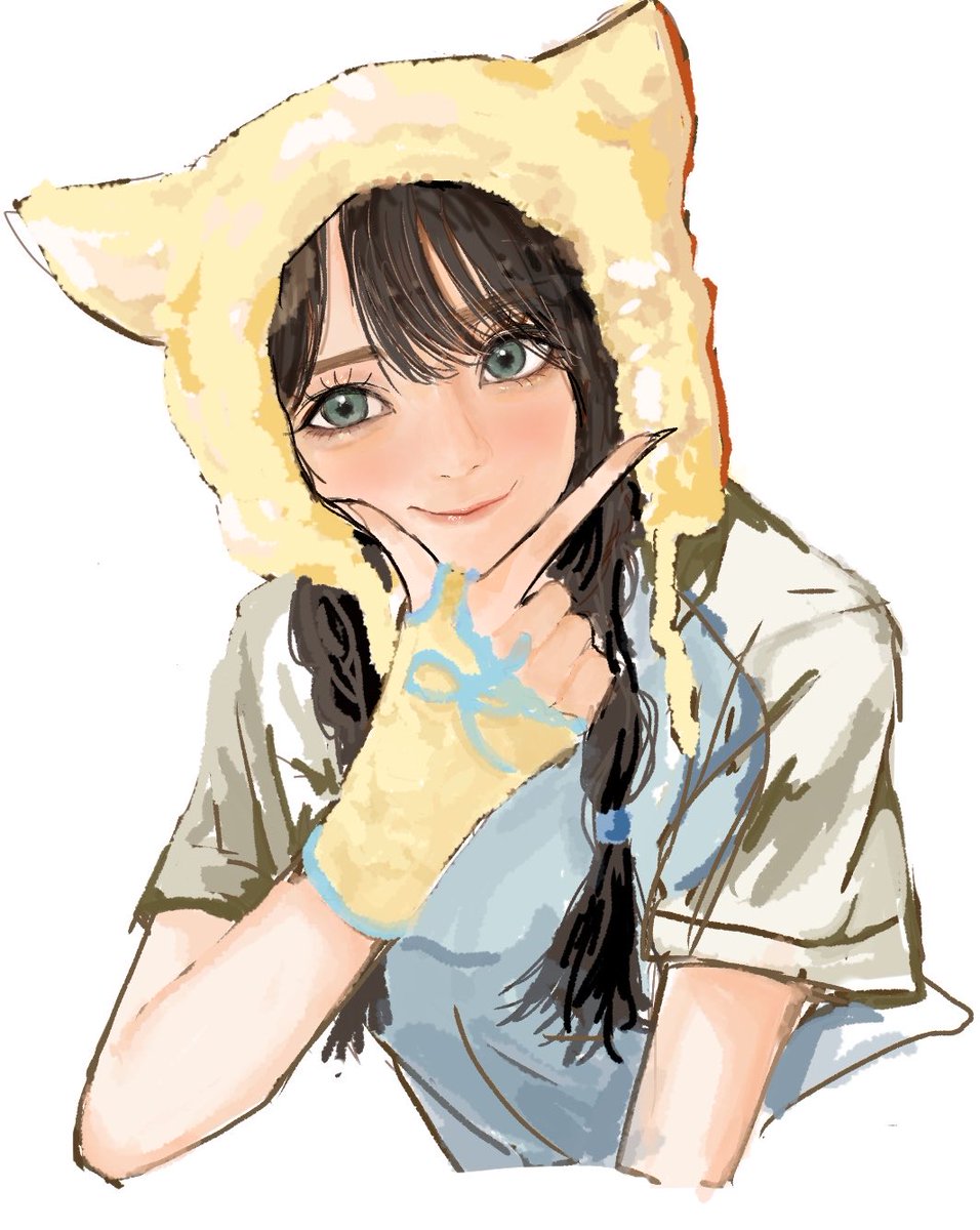 monaka_mtmt's tweet photo. インスタの衣織ちゃんめっっちゃ可愛くて
アイコン用に描いてみたんだけどイマイチ似せられない！！
描き直しまくったけど何が足りないんだろ…🥲
リアル寄りの絵って難しすぎる https://t.co/xLlO22JLae