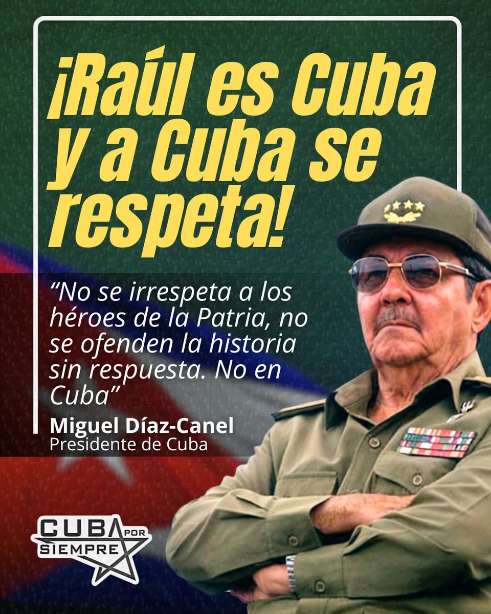 DaMary758's tweet photo. #RaúlEsRaúl 
#Cuba https://t.co/0Y8WQ563qX