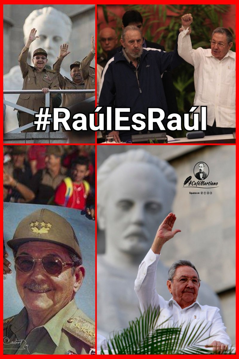 fernanda010287's tweet photo. Que nadie lo dude, #RaúlEsRaúl. Señores imperialistas, en medio de su desesperación, los convido a entender que no se juega con #Cuba, no se juega con un líder histórico de esta Revolución. https://t.co/MG5mgvkfWb