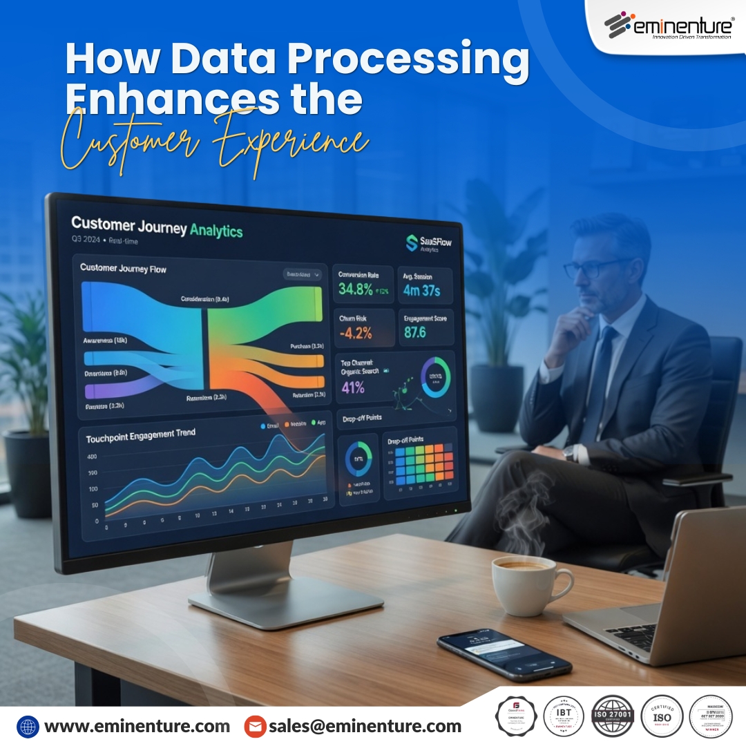Eminenture's tweet photo. Better customer experiences start with better data. Accurate and streamlined data processing helps businesses understand customer needs faster, personalise interactions, &amp; deliver quicker support. 
Explore: https://t.co/r4W766WLz5

#DataProcessing #CustomerExperience  #Eminenture https://t.co/KbJdzZeYNa