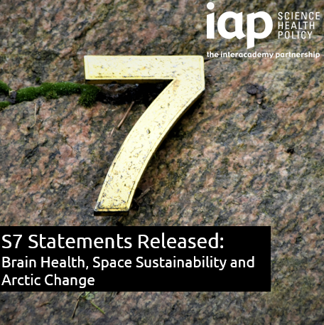 IAPartnership's tweet photo. New S7 statements ahead of the 2026 G7 Summit.

Brain health, satellite constellations and Arctic change highlighted as urgent global priorities where science can inform action.

Read more: https://t.co/MmBKJ3Vkg4

#ScienceforPolicy #G7 #S7 https://t.co/5OuzpCnTgR