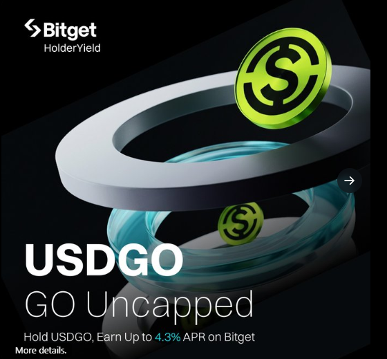 Ducks_AC's tweet photo. Stablecoin yield giờ toàn kiểu:
Vốn càng lớn → APR càng tụt 😭

Nên mình khá bất ngờ với USDGO trên Bitget Holderyield:

• APR tới 4.3%
• Không giới hạn hold
• Vốn vẫn linh hoạt

“GO Uncapped” đúng nghĩa 

https://t.co/9NiQMAAte1 https://t.co/eOet3wUq5C