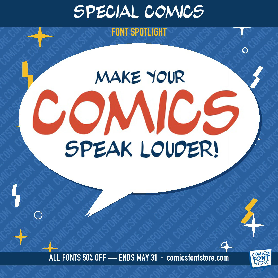 Comics Font Store tweet media