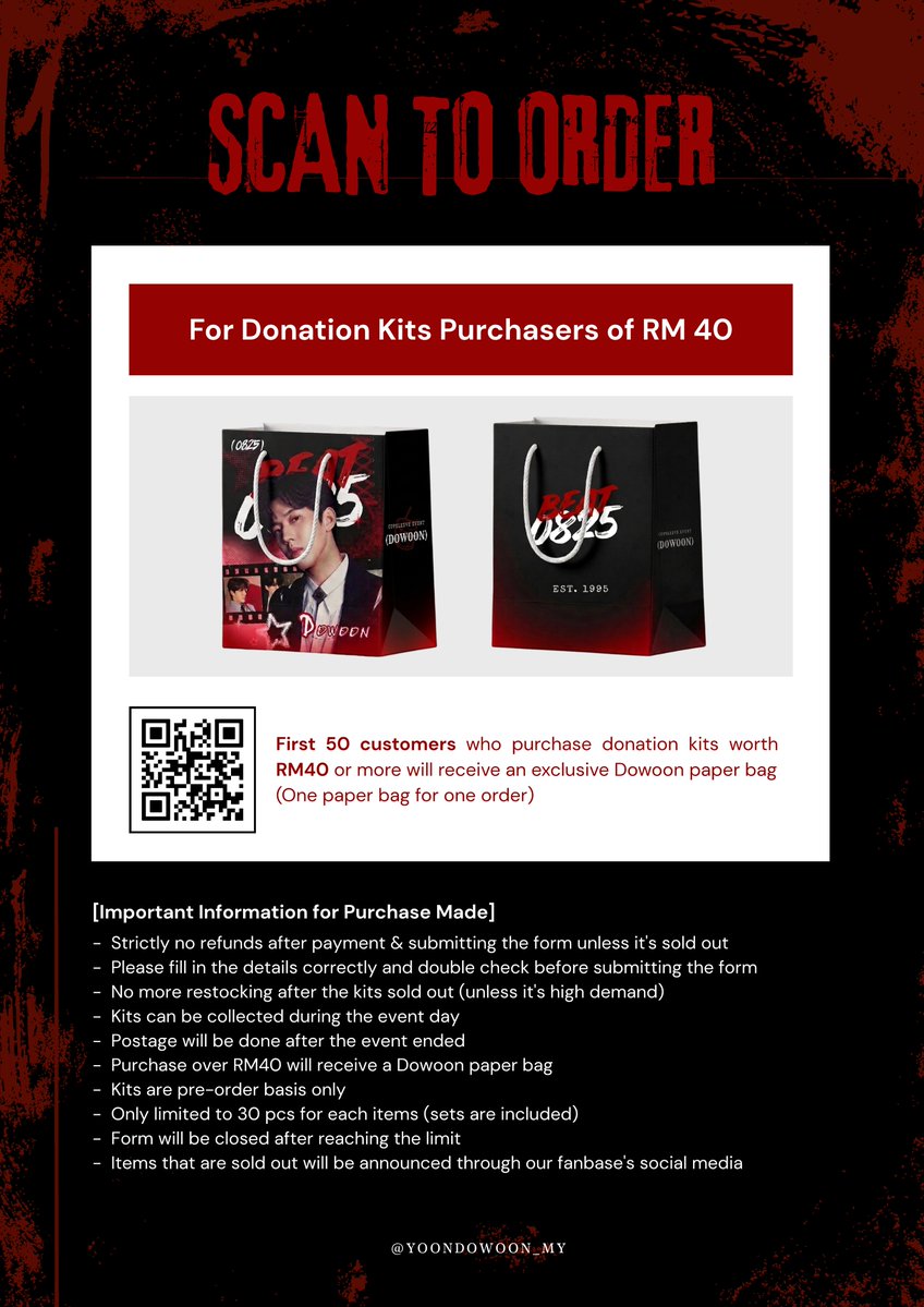 YoonDowoon_MY's tweet photo. ✨️BEAT:0825 Donation Kits Preview✨️ 

⭐️All the prices &amp; details are in this form
⭐️Limited Quantity (FCFS)

📌https://t.co/mYCXMeiDBI 

🔚 30th June 2026, 11:59 PM

#BEAT_0825 https://t.co/jJJgp5fnbV