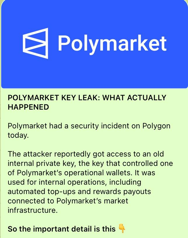 Proof_Of_Voice's tweet photo. Polymarket had a key leak that led to a $700K $POL drain.
We broke it down and added the wallets to verify.

Read the full breakdown🔽
https://t.co/gqUisX6gbU