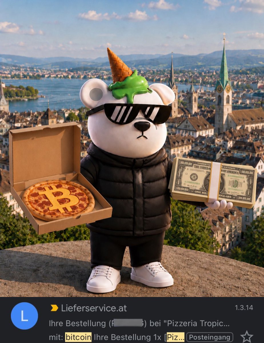 piyotycho ひらのまさのり　イラスト　black dwarf Everyone jokes about the guy who bought two pizzas for 10,000 $BTC