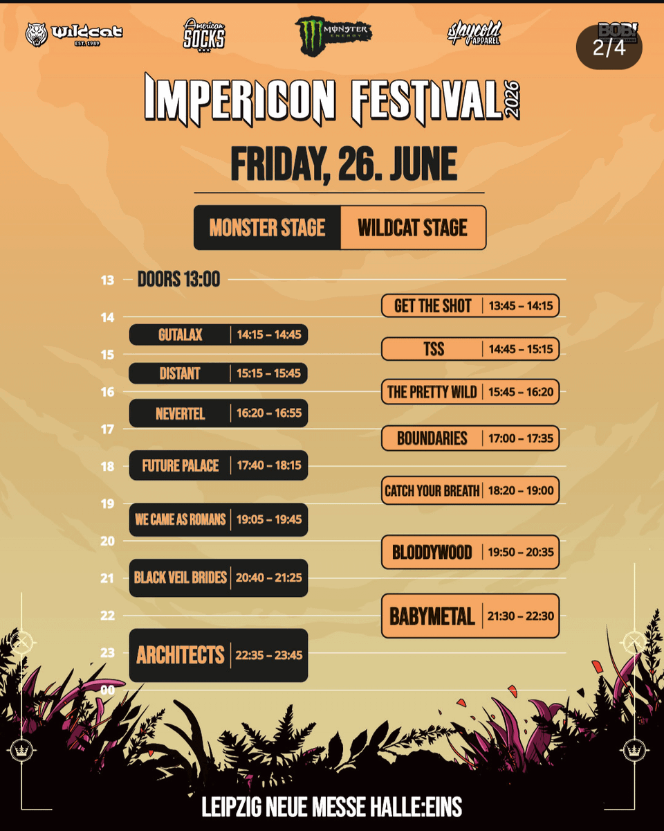 bmdarake's tweet photo. 【海外】BABYMETALはドイツのフェス「Impericon Festival」で1時間演奏する
https://t.co/TDABISzbpV https://t.co/3CTvjq4cCT
