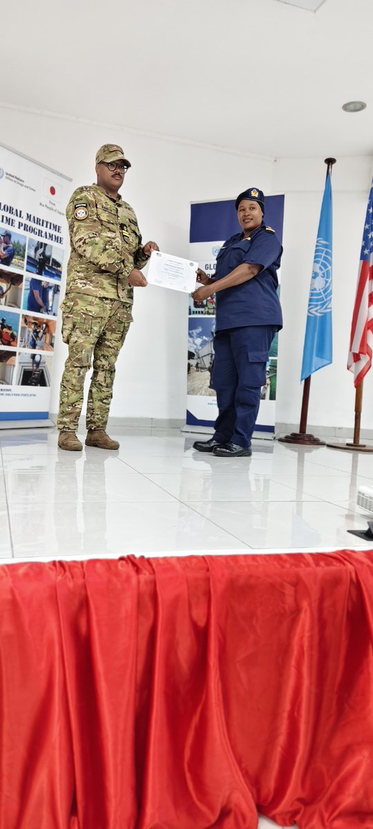 OfficialKCGS's tweet photo. KCGS personnel have successfully concluded training on the Advanced Case Package and Trainer of Trainers courses held at the Military Training &amp; Support Centre, Mahé, Seychelles. The occasion was graced by Lt. Philoe of the Seychelles Coast Guard. https://t.co/cWDdfIIRQ7