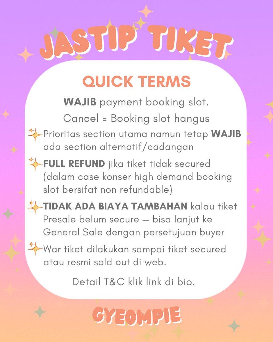 JASTIP TIKET BABYMONSTER | BTS | RENT HP tweet media